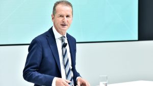 Herbert Diess was out as CEO.  As a manager